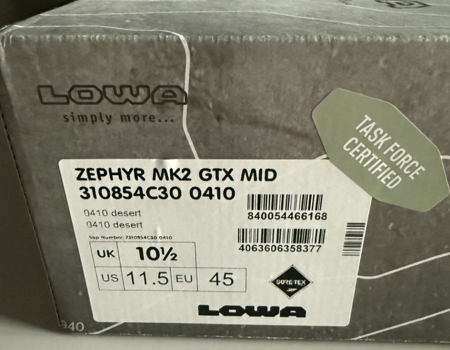 Lowa Zephyr MK2 Desert GTX 45