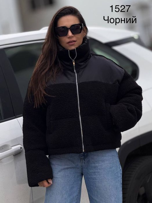 Жіноча куртка оверсайз демісезон Тедді