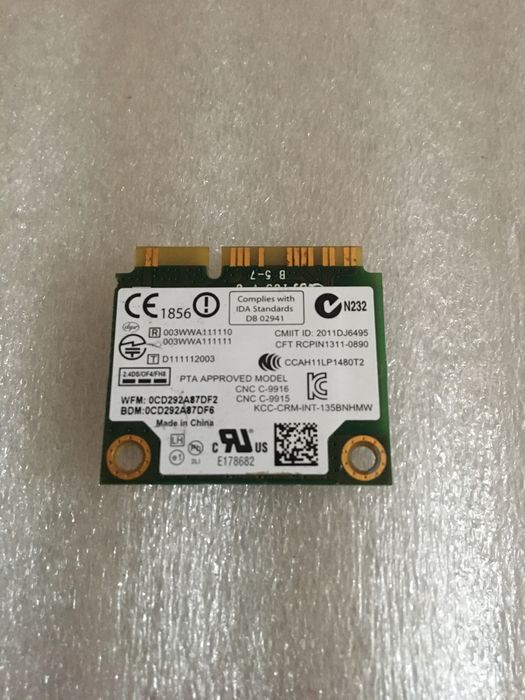 Karta WI-FI Intel Centrino Wireless N-135