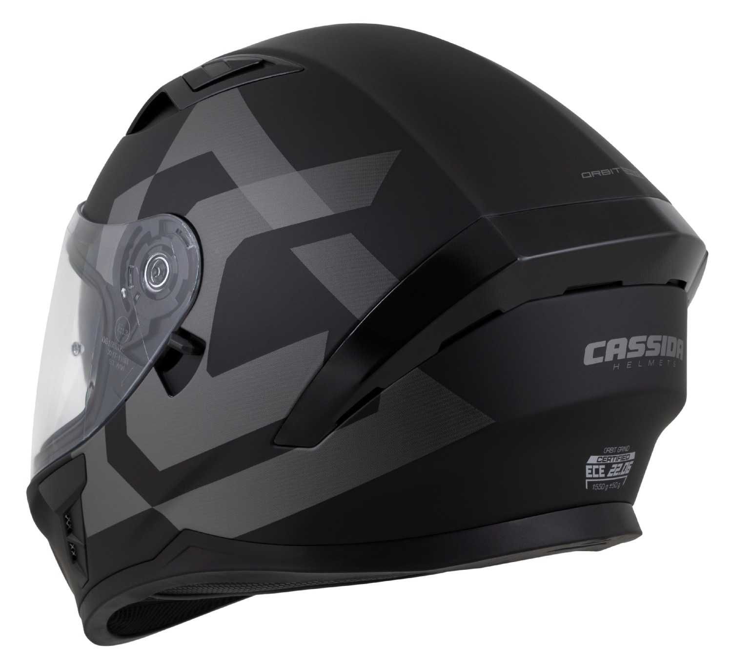 Kask Motocyklowy Cassida ORBIT ECE-06 Pod Pinlock, Interkom XS-XXL