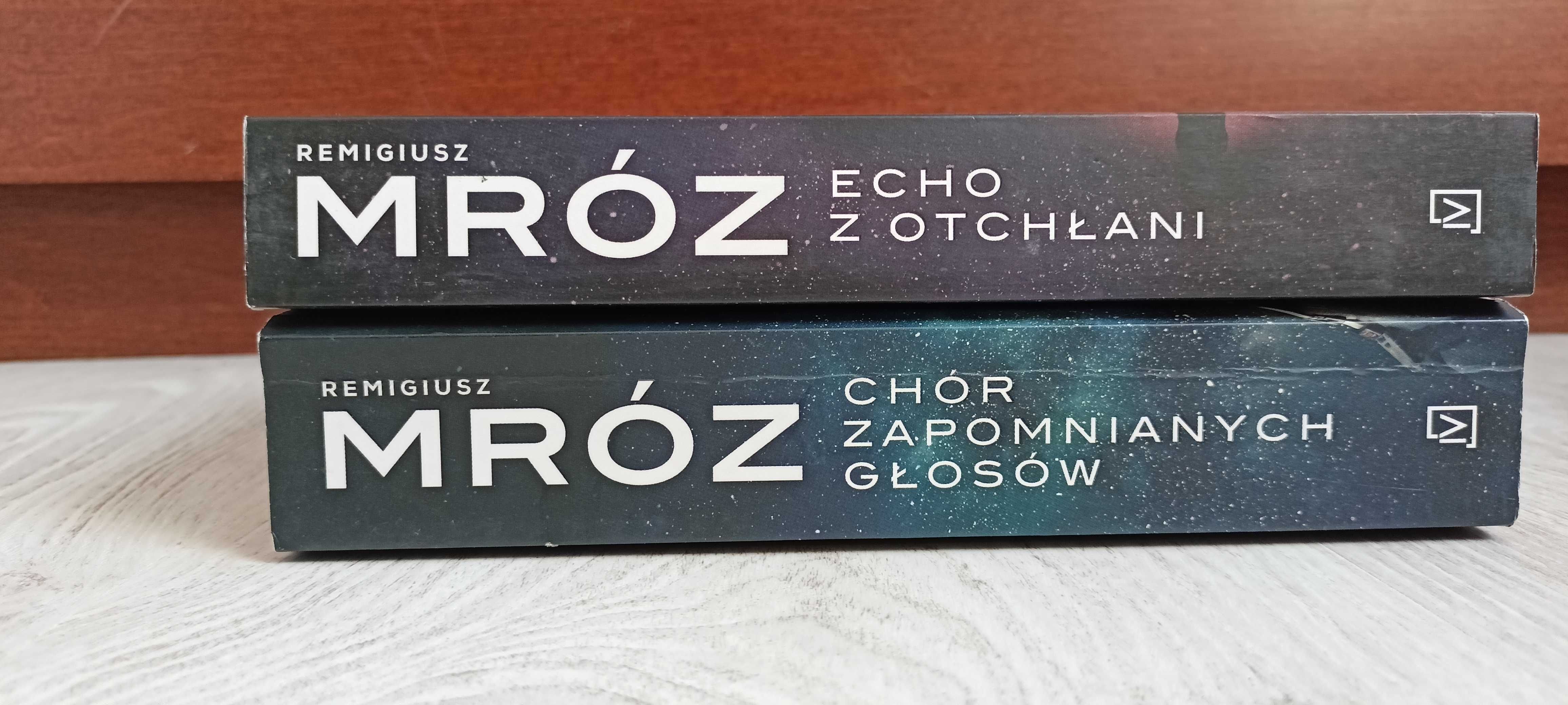 2x Remigiusz Mróz Echo z otchłani + Chór zapomnianych głosów  BDB