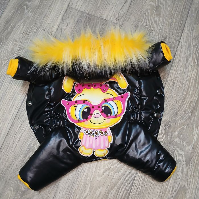 Зимовий комбінезон для собак з закритим животиком. Зимний комбез