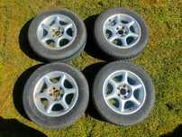 Koła 185/65 R14 felgi aluminiowe 5x100, opony letnie