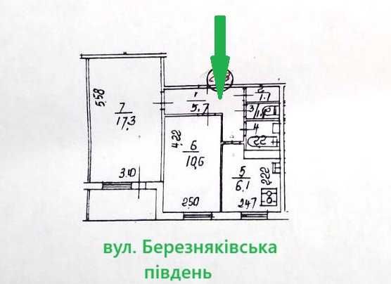 БЕЗ КОМІСІЇ! 2К по вул.Березняківська, 38, парк, пляж, магазини, школи