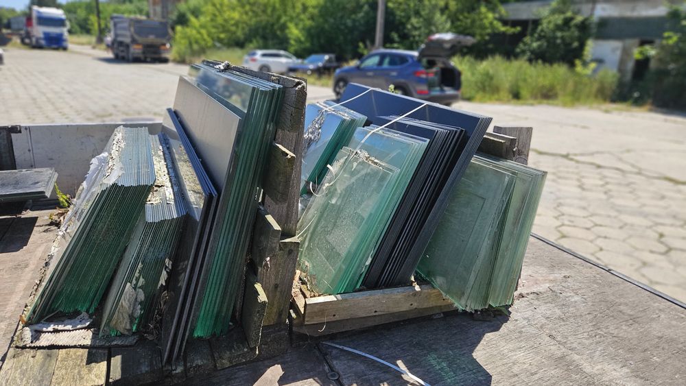 Szyby hartowane sauna, szklarnia okazja