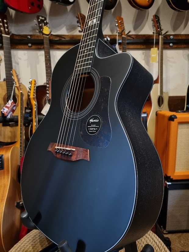 Mantic GT-10GCE BK gitara elektro-akustyczna GD10GCE BK solid top
