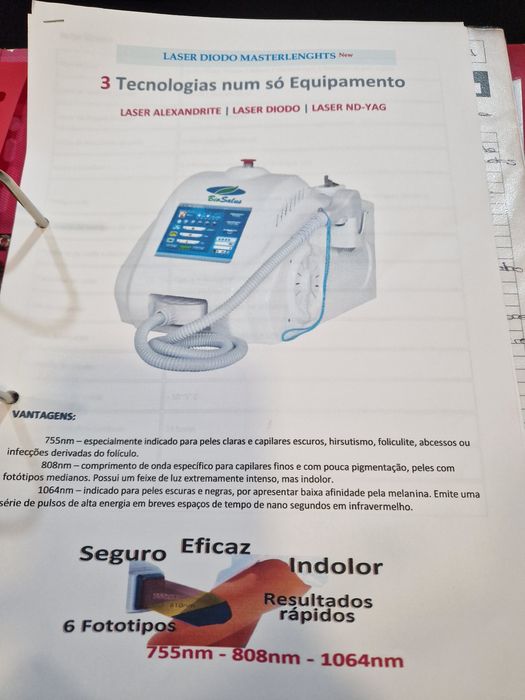 Máquina Laser 3 comprimentos de onda