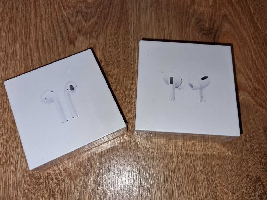 наушники AirPods 2 Pro 1:1 как оригинал чип 1562 супер бас в пленке