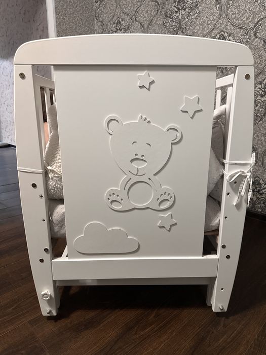 Ліжко дитяче від 0 до 5 років б/у з матрацом на кокосовому наповненні