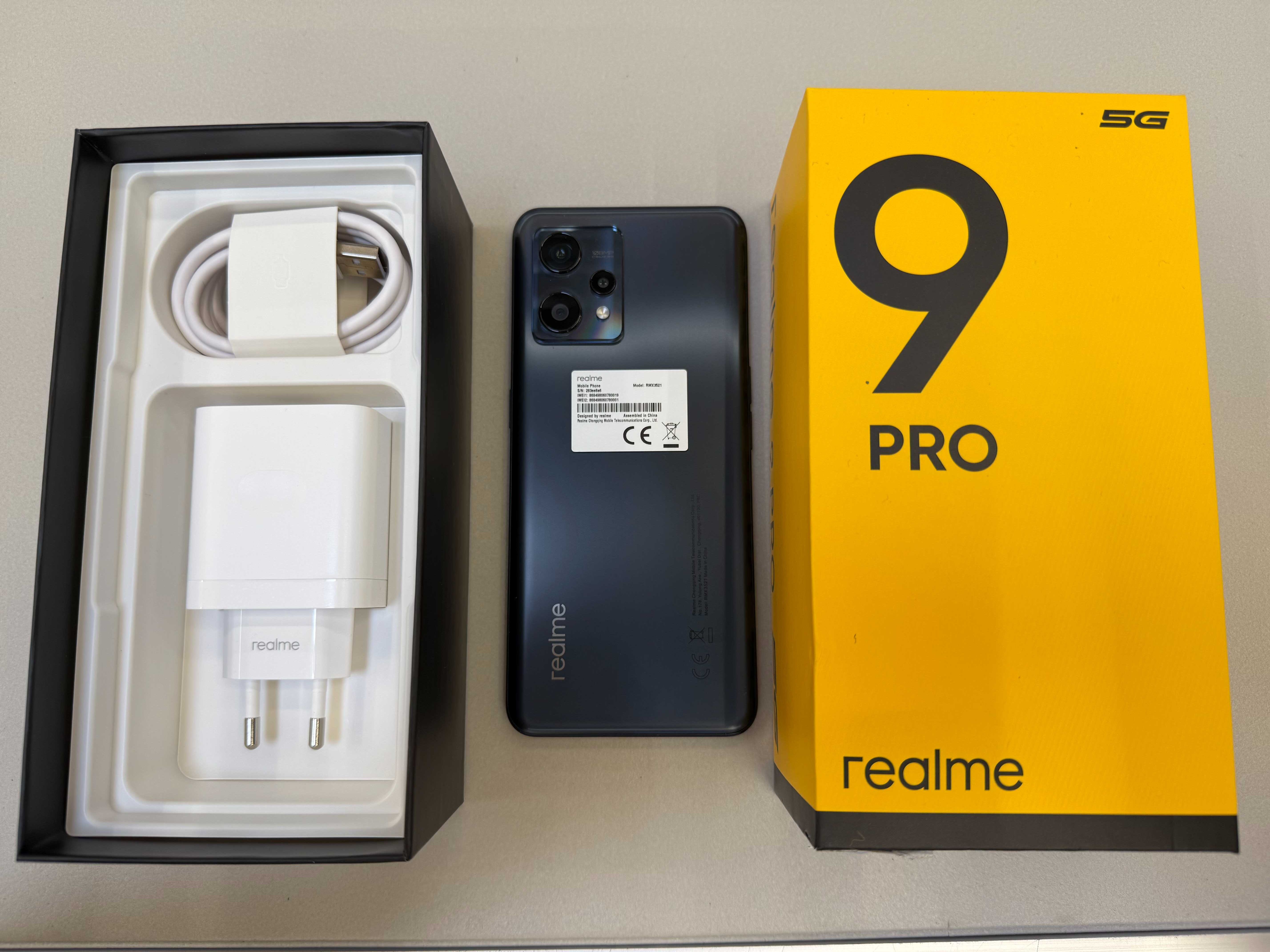 NOWY REALME 9 PRO 5G 128GB/8GB RAM Czarny Teletorium Auchan Wałbrzych
