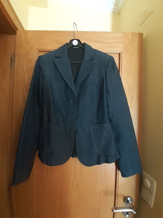 Blarzer casaco azul da bershka