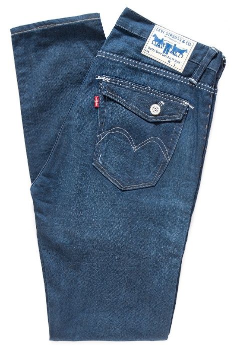 LEVI's męskie spodnie jeansowe LEVIS rurki tapered wysoki stan W31 L34