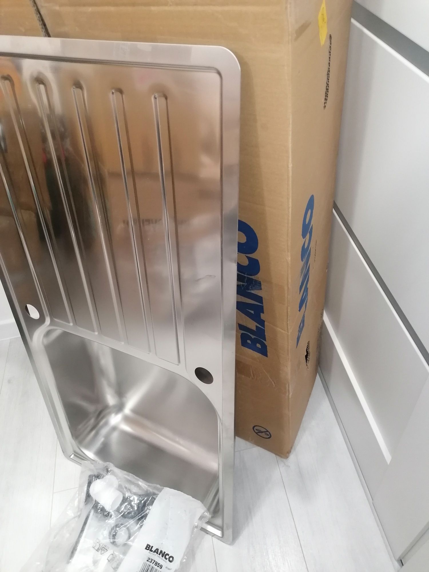 Zlewozmywak jednokomorowy Blanco LANTOS XL stal Inox