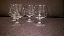 4 kieliszki do whisky brandy (grubsze szkło)