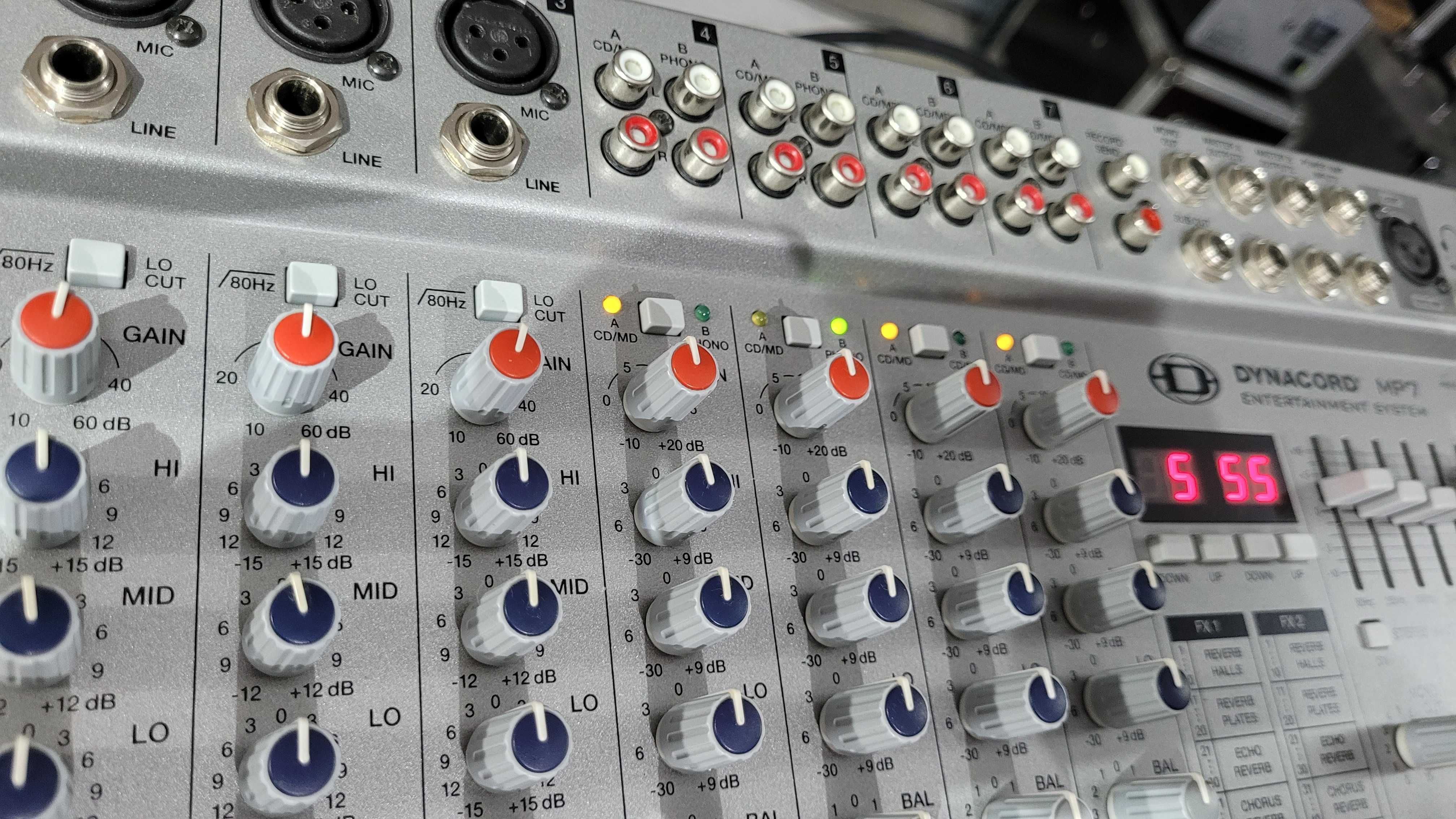 DYNACORD MP7 Powermixer dla Dj'a,  2 x 300W OKAZJA!