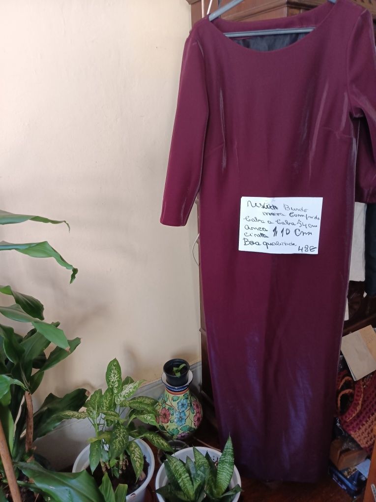 Vestido que pode ver as medidas