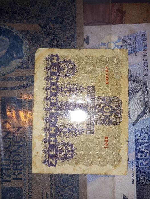 Nota de 10 Kronen Áustria 1922