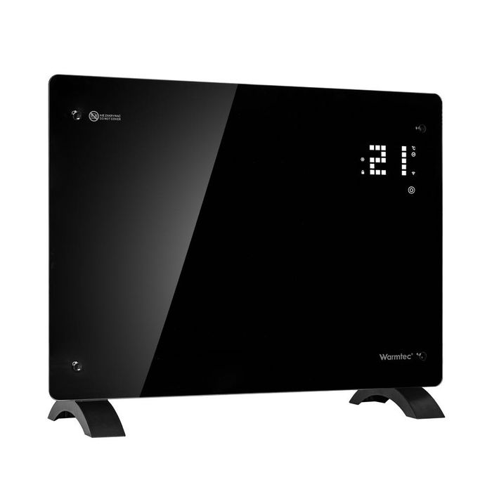 PREMIUM! Grzejnik Ścienny Elektryczny - 1,5 kW z WiFi - Czarny/Biały !