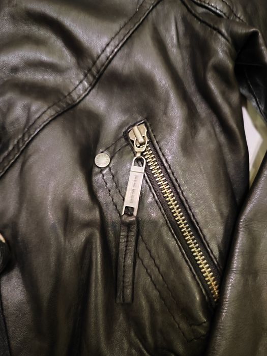 Ramoneska River Island skóra naturalna S