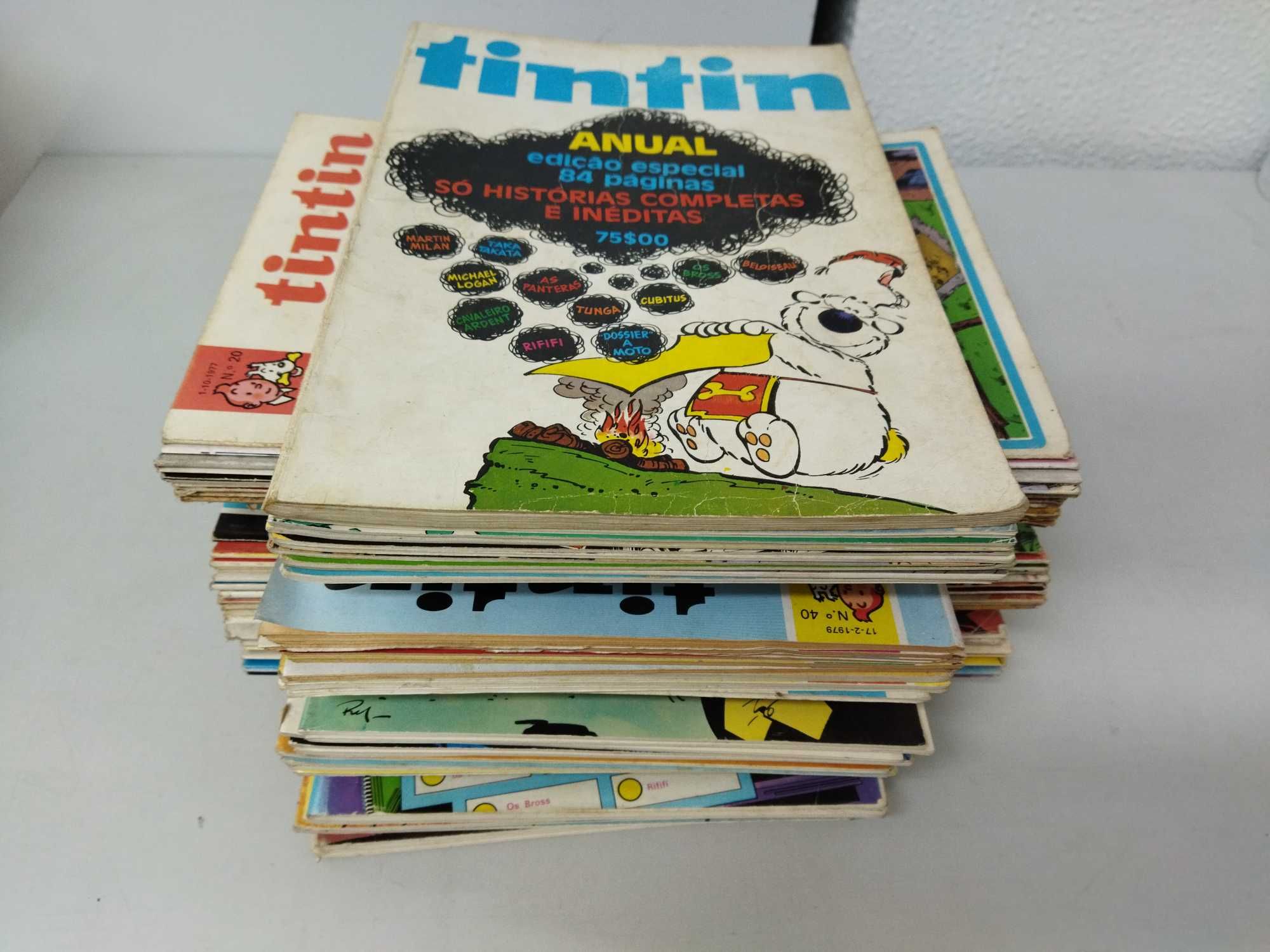 TINTIN lote 70 Revistas anos 70/80