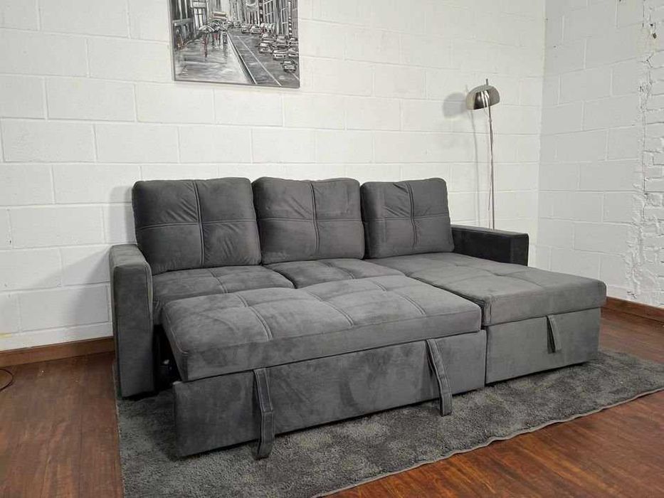 LIQUIDAMOS SOFAS CHESELONG CAMA  + BAU envio gratuito paga na entrega