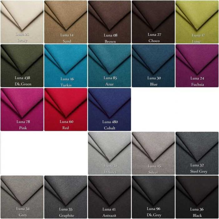 Wersalka LUNA od producenta. Duża gama kolorystyczna !