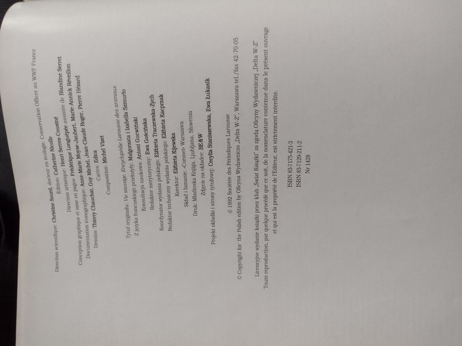 Encyklopedia dzikich zwierząt Góry