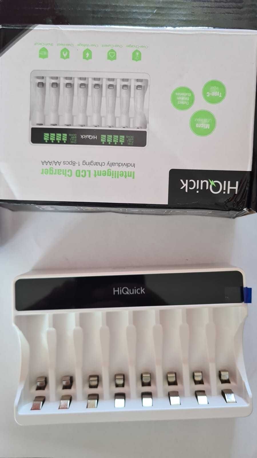 Ładowarka do baterii HiQuick do 8 akumulatorów AA AAA LED SPP442
