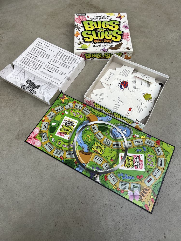 Bugs N Slugs Board Game Gra planszowa Robaki i ślimaki (po angielsku)
