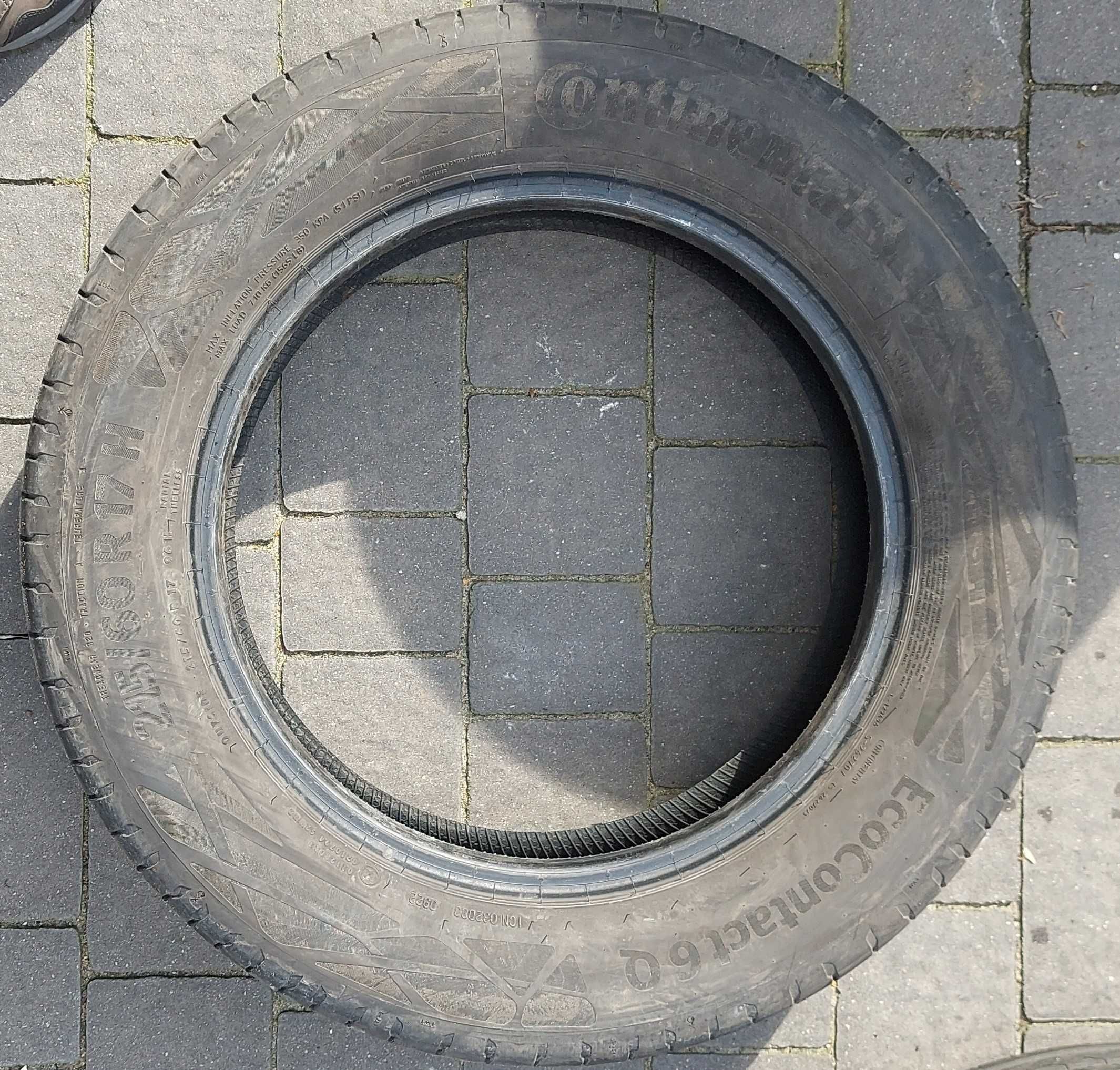 Opony letnie Continental 215/60R17 96H 2x5,5MM 2szt DOT2022