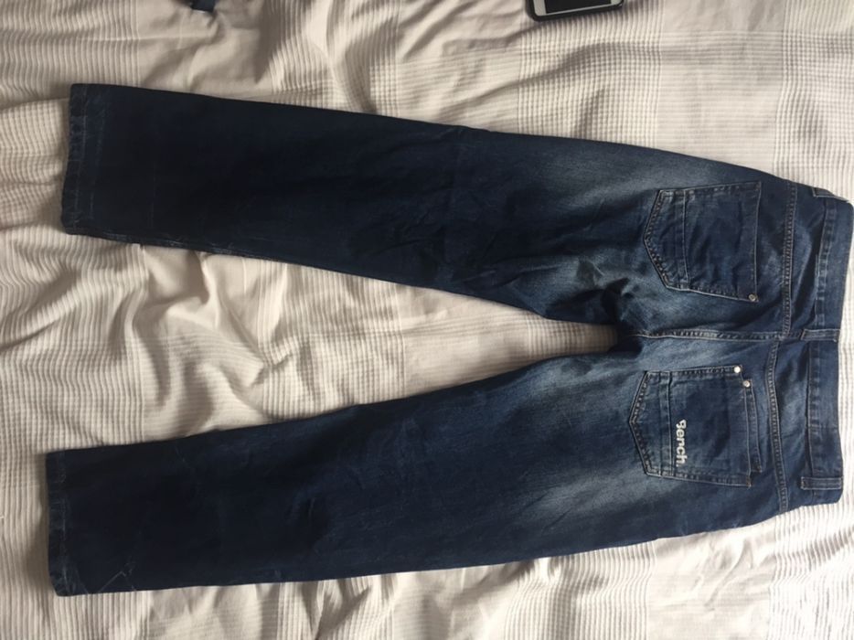 BENCH spodnie jeans 34/32 męskie
