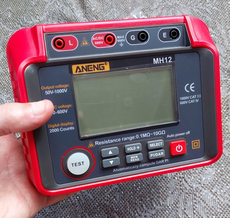 Мегомметр профи класса - измерение изоляции, заземления, сопротивления