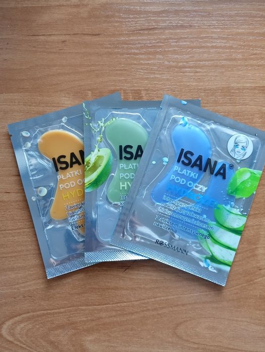 Płatki pod oczy hydrożelowe Isana
