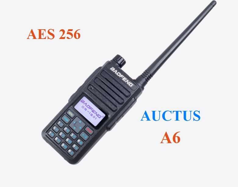 Рация цифровая Baofeng DR-1801 с шифрованием AES-256 DMR чип Auctus A6