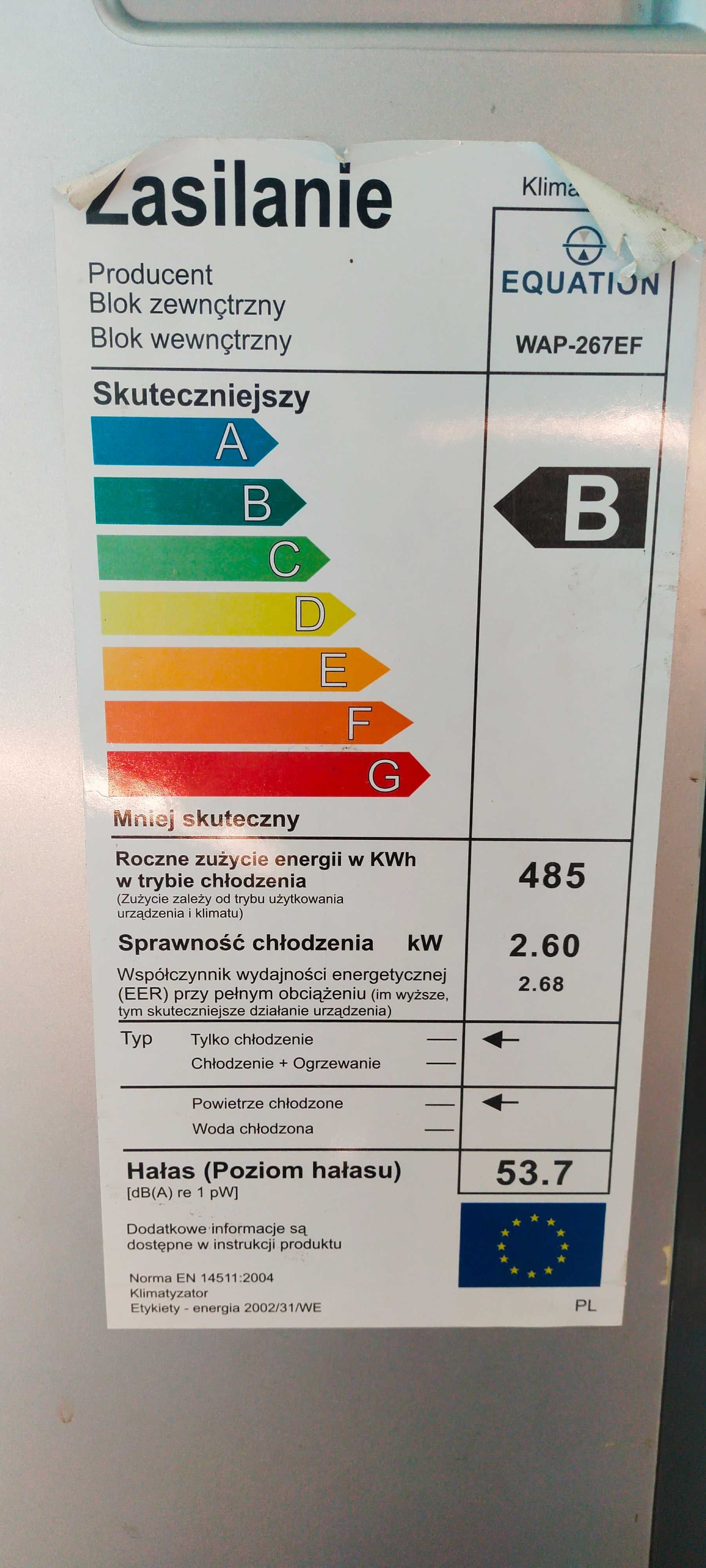 klimatyzator przenośny z agregatem 100% sprawna