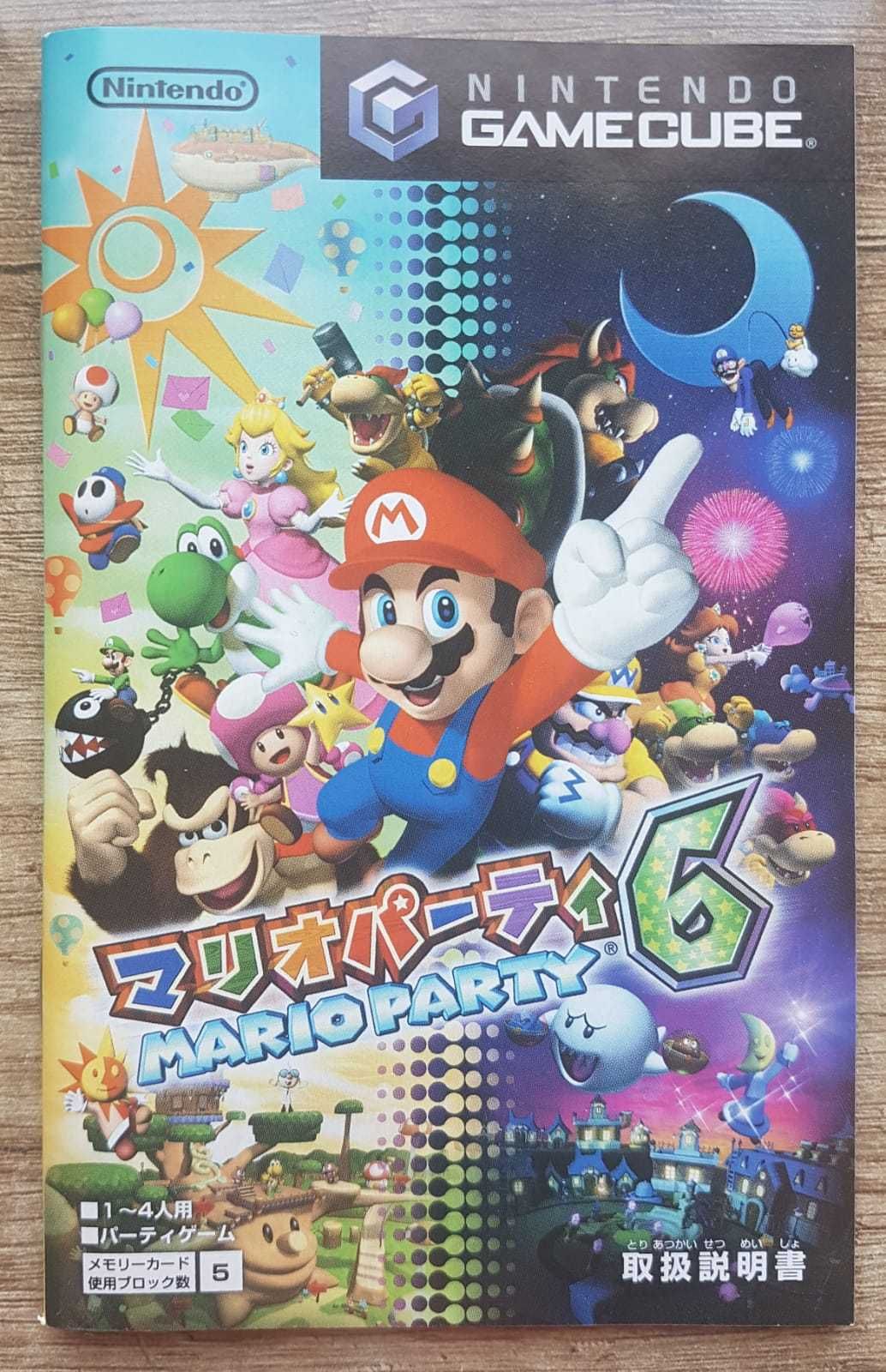 Mario Party 6 Gamecube prezent Nintendo Game Cube