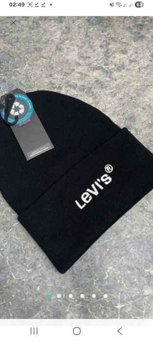 Шапка Levi's оригинал черная новая с биркой