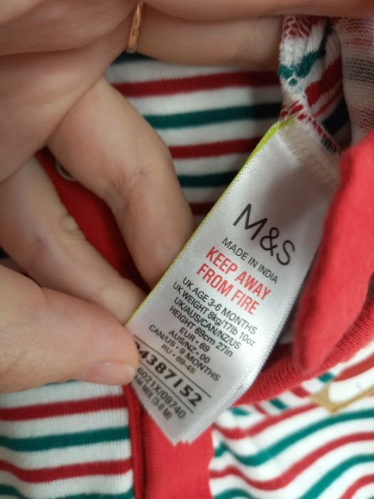 Новорічний костюм,  боді, сліп, чоловічок для малюка  на 3- 6