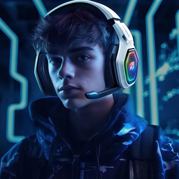 Słuchawki gamingowe bezprzewodowe nauszne bluetooth ozeino ow810