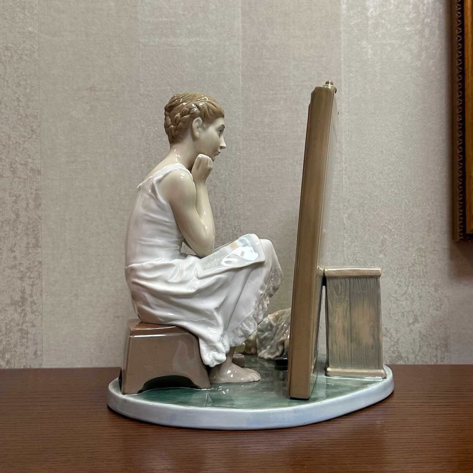 Фарфоровая статуэтка Lladro «Мечтательница».