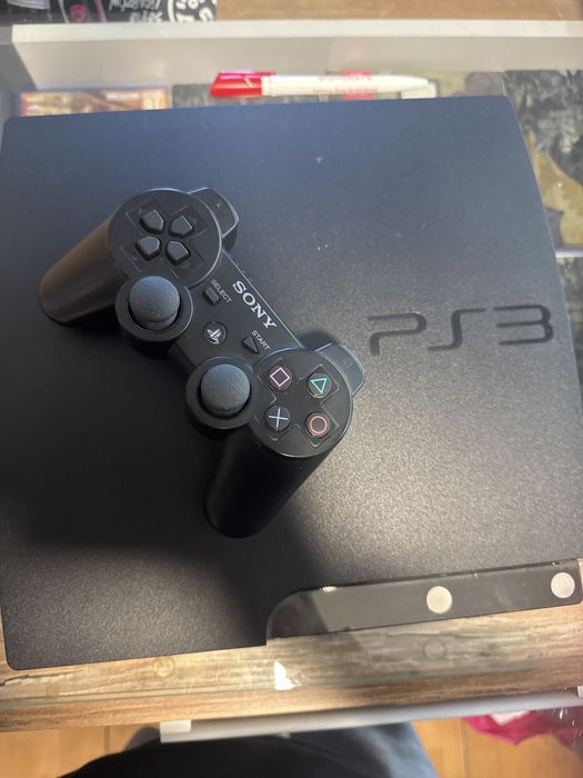 Ps3 mega stan +pad+4gry cech2008b 250 gb