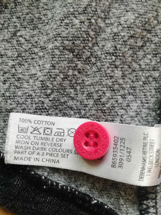 Sukienka dziewczęca bawełniana Debenhams rozm. 92, 18-24 miesiące.