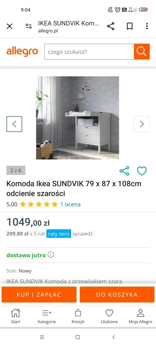 Przewijak komoda ikea