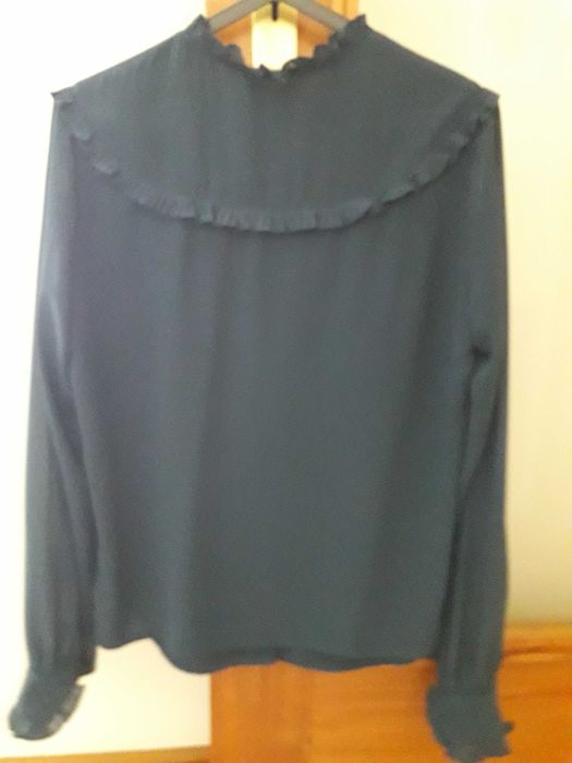 Tunica azul petróleo Molly Bracken (NOVA COM ETIQUETA)