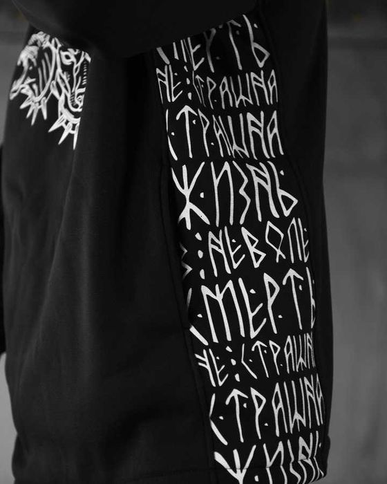 Стильне чоловіче худі “Doberman” на флісі  оверсайз, Без передоплати!