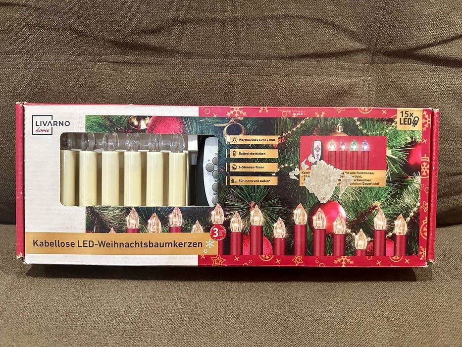 Лед свічки на ялинку Livarno