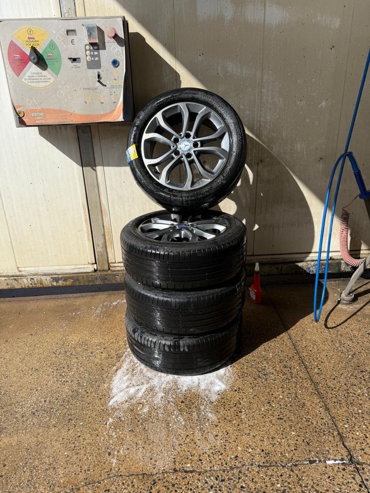 Rodas mercedes 17” Pneus continental