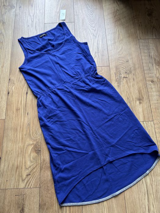 Bawelniana sukienka chabrowa rozm M nowa