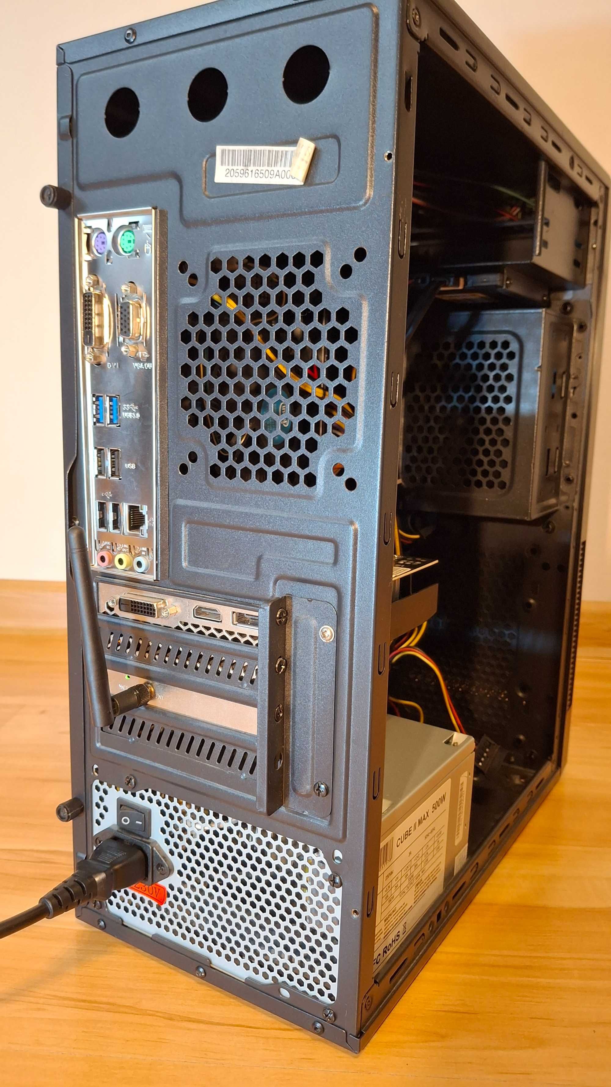 Komputer stacjonarny do nauki pracy i  gier i3 6100T GTX1050TI