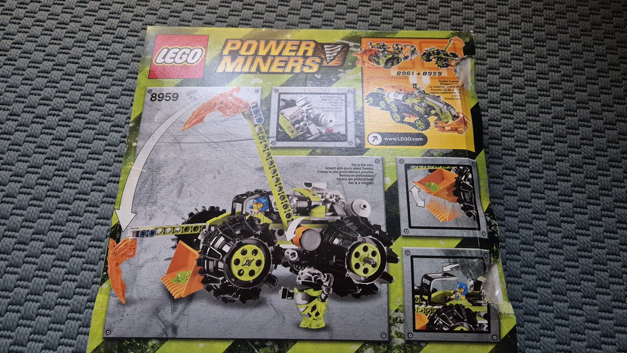 Lego Power Miners koparka 8955